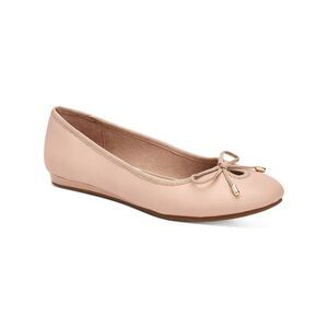 CHARTER CLUB Womens Pink Padded Bailynn Round Toe Slip On Ballet Flats 5 M
